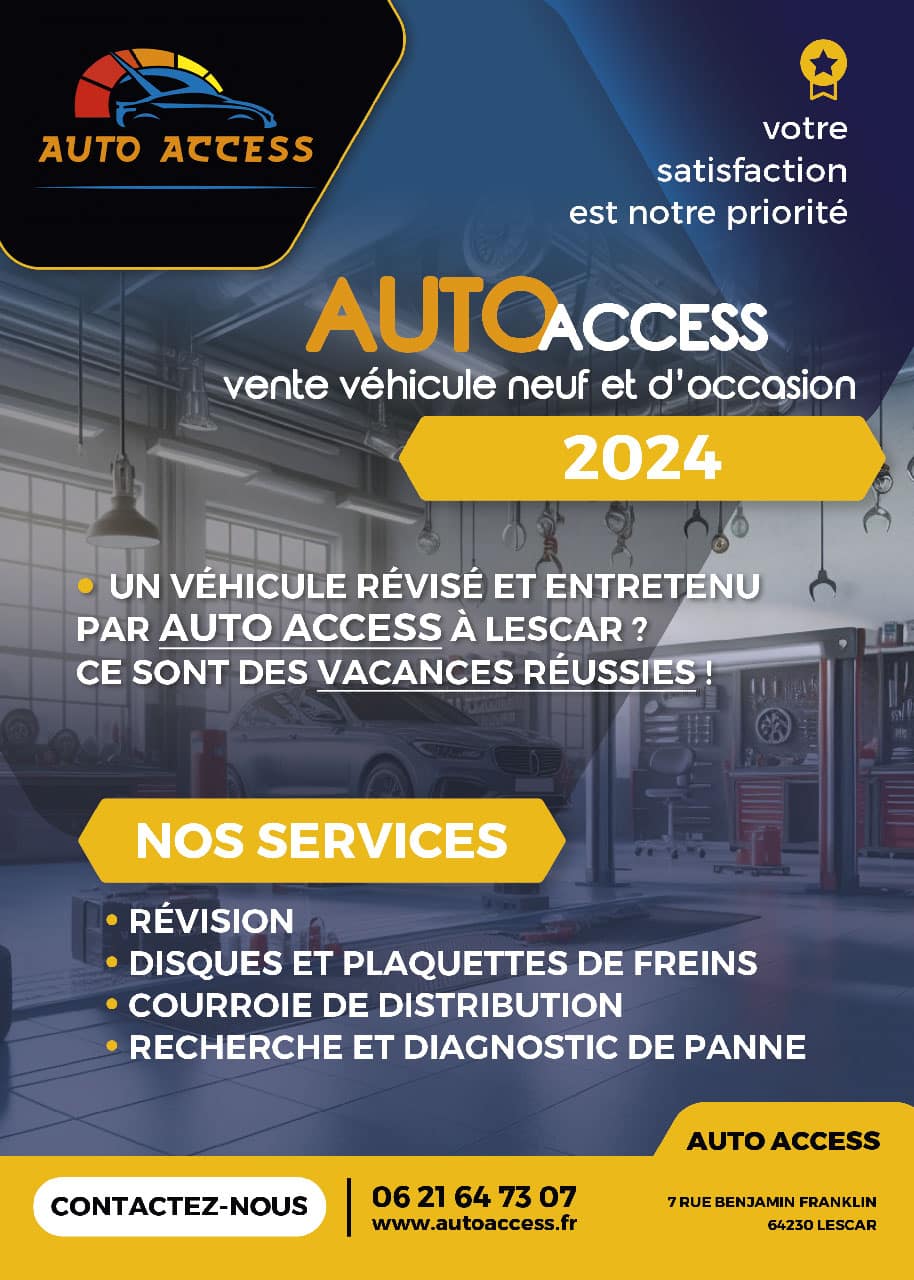 Auto Access Lescar entretien votre véhicule